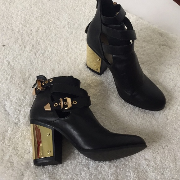 JustFab Shoes - Plated Ankle Boots